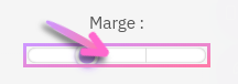 La marge est un espacement autour de vos pages. Woksite vous permet de définir la marge sur 4 niveaux.